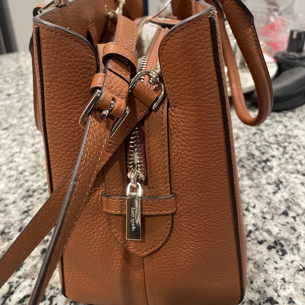 Brand New Kate Spade Satchel - Tan Leather - Picture 2 of 5